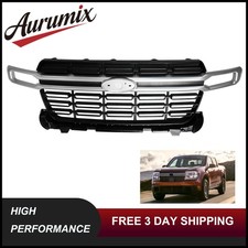Fits 2022 2023 Ford Maverick Front Bumper Upper Grille With Silver Bar