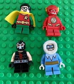 LEGO DC Mighty Micros Flash vs Captain Cold 76063 & Robin vs Bane 76062 Complete