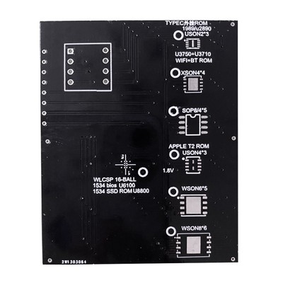 T2 Chip Lesen und Schreiben Bios Buchse für Air T2 Ssd Rom Typec Rom Halter G9B5