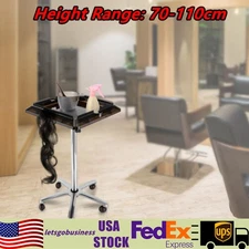 Salon Hair Extension Tool Tray Rolling Cart, Hairdressing Storage Cart Trolley