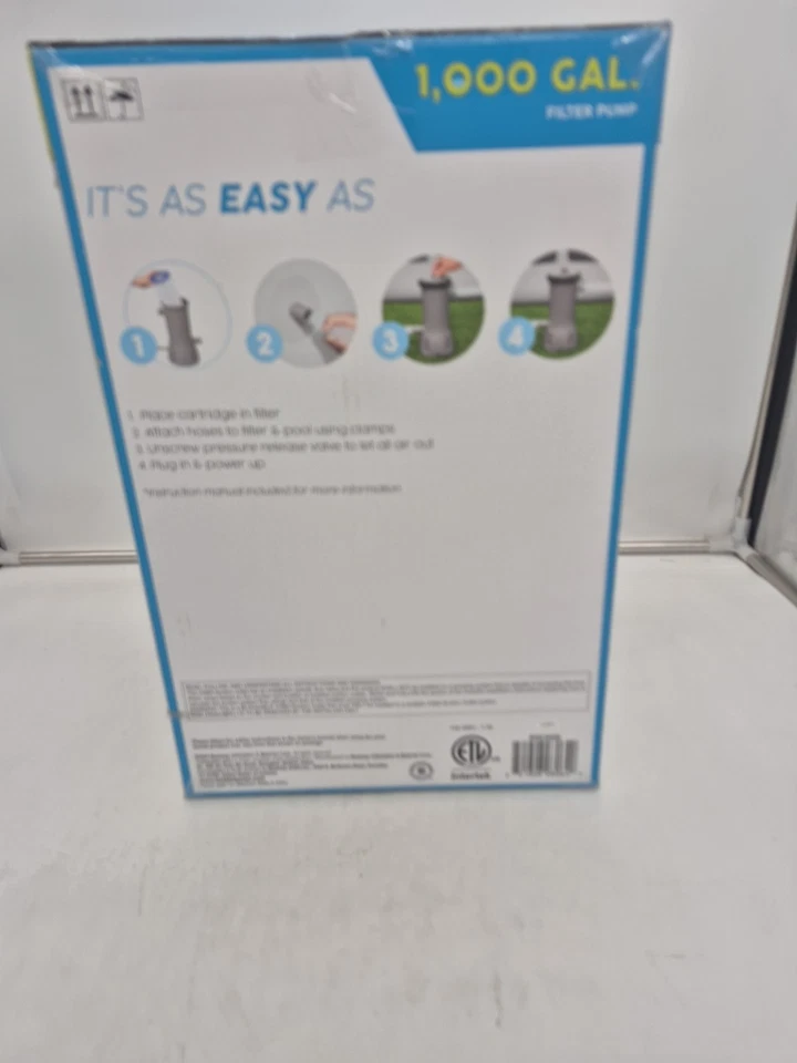 Bestway Flowclear 1,000 Gallons per Hour Above Ground Swimming Pool Filter Pump - Image 3 of 3