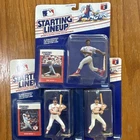 Kenner Starting Lineup 1988 MLB Figures Eric Davis Wade Boggs Collector Card