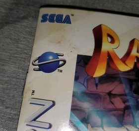 Rayman (Sega Saturn, 1995) - Case and Manual Only - NO DISC