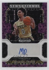 2022-23 Panini Prizm Draft Picks Purple Circles /50 Michael Devoe #SS-MDE Auto
