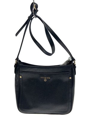 MICHAEL KORS Shoulder Bag, Leather, Black, Plain, 32S1GT9C9L