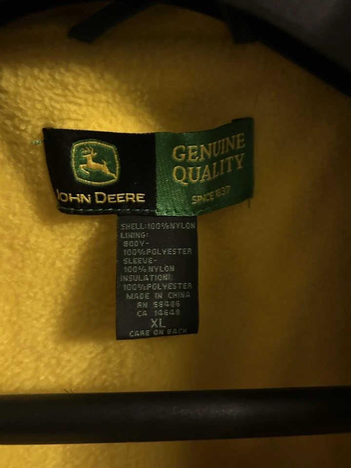 Chaqueta John Deere vintage, talla XL, nueva sin etiquetas Foto 2 de 4