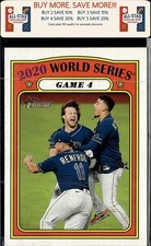 2021 Topps Heritage #28 2020 World Series Game Tampa Bay Rays