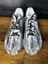 ADIDAS White Black Youth Soccer Cleats Youth Size US 5