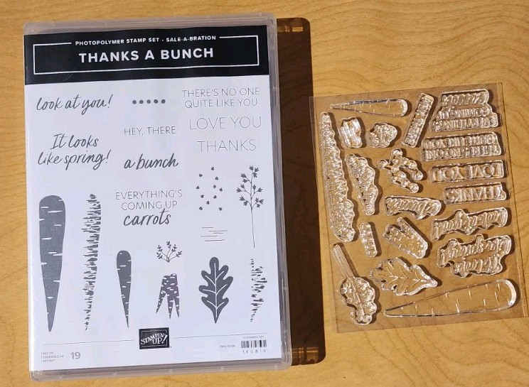Stampin' Up Thanks A Bunch Stamp Set RETIRED!! | eBay