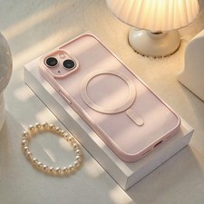 Macaron Magnetic Phone Case: Anti-Yellowing Acrylic-TPU Cover