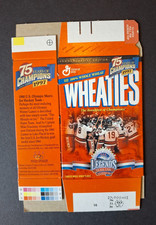 Wheaties Mini-Box Empty Flat 1980 Team USA Olympic Men's Ice Hockey Legends