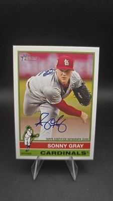 Sonny Gray 2025 Heritage #ROA-SG Real One Autograph Auto SP St. Louis Cardinals