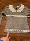 GIRL’S KNIT WORKS CHARCOAL GREY SWEATER TOP SIZE SMALL 7 8 NEW WITH TAGS NWT — photo 5