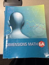 Dimensions Math Workbook 6A (Trade Paperback)