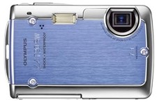 Olympus 720SW Digital Camera Aqua Blue Waterproof Compact From Japan