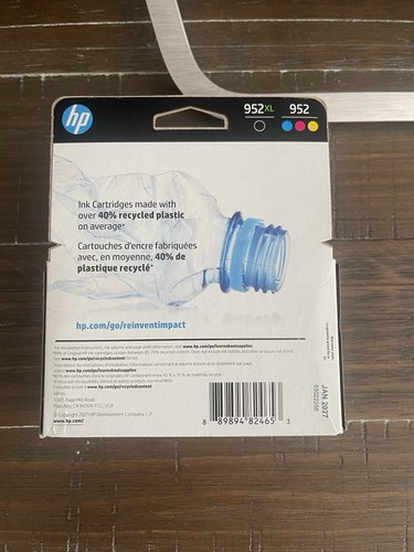 HP 952XL Schwarz & 952 Farbe Tinte Kombipack 4 Ablaufdatum Mai 2027 - Bild 2 von 4