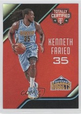 2015-16 Panini Totally Certified Mirror Red 136/149 Kenneth Faried #139 1u6