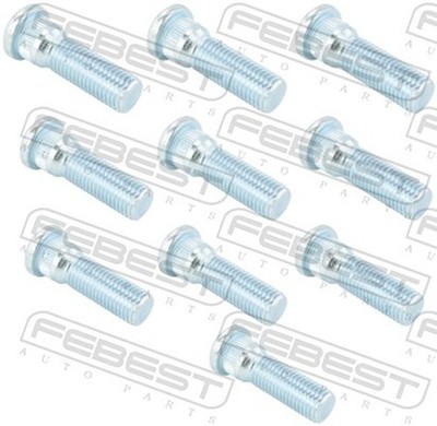FEBEST Radbolzen 0184-001-PCS10 M12x1,5 für TOYOTA COROLLA RAV 4 AVENSIS AURIS 3