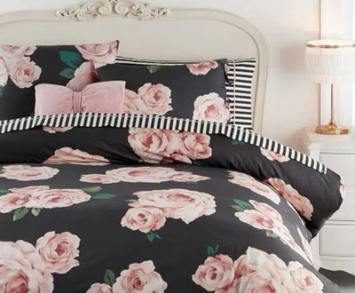 Pottery Barn 3pc Full/Queen Bed of Roses Emily & Meritt Collection Duvet EUC