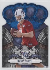 2010 Panini Crown Royale Blue 100/100 Rusty Smith #182 0t7