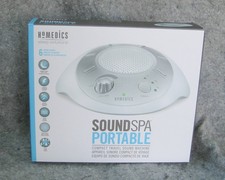 Homedics Sound Spa White Noise Machine 6 Relaxing Nature Sounds for Home Sleep