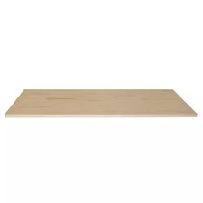 5 Ft. L X 30 In. D Unfinished Nordic Pine Butcher Block Desktop Countertop wi...