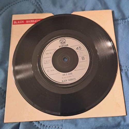Black Sabbath Never Say Die 7" 1978 Vertigo SAB001 Original Heavy Metal Vinyl - Picture 4 of 4