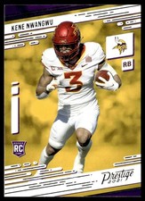 2021 Panini Prestige Kene Nwangwu Rookie Minnesota Vikings #277