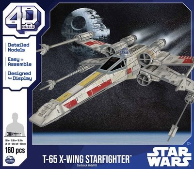 4D Build - Star Wars T-65 X-Wing Starfighter - detailreicher 3D-Modellbausatz...