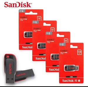 SanDisk Cruzer Blade 16GB 32GB 64GB 128GB USB 2.0 Unità Flash