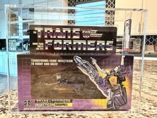 1985 Transformers G1 Shrapnel MIB AFA 85 Red Insecticon SEALED - NO FLAP CREASE