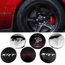 4pcs 64mm Wheel Center Caps Dodge Charger Challenger Srt