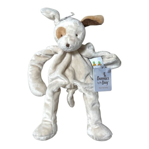 Bunnies by the Bay Skipit Puppy Dog Silly Buddy Pacifier Holder Lovey Rattle Toy