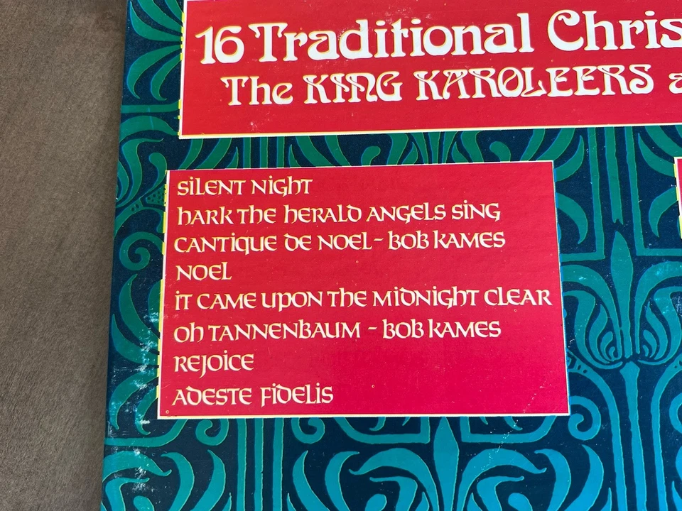 The King Karoleers 16 Traditional Christmas Carols 1978 Vinyl LP Gusto Records - Imagem 3 de 4