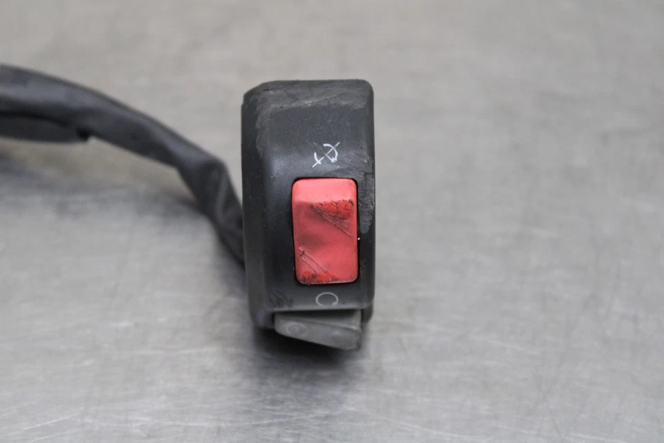 08-16 YAMAHA YZF R6 RIGHT CLIP ON HANDLE KILL OFF START SWITCH SWITCHES Foto 2 de 4
