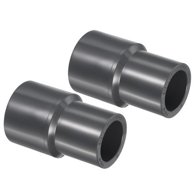 UPVC Reduzierstück Schlauch Fitting 3/4'' x 1/2'' Buchse 2er Set rechts Adapter Stecker