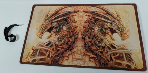 Jessica Feinberg Fantasy Dragons Duo Playmat Steampunk Tech Mech Clockwork Robot