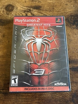Spider-Man 3 Greatest Hits (Sony PlayStation 2, 2007) PS2 Complete w/ Bonus Disc