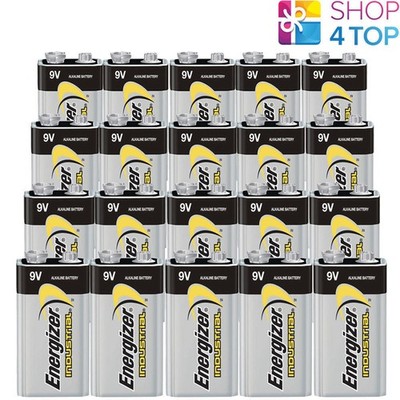 20 ENERGIZER Alkalisch 6LR61 Batterie 9V Industrielle E Block 6AM 6 MN1604 EN22