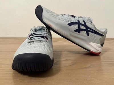 ASICS GEL Resolution Shoes Womens Size 7.5 Wide Gray Tennis Sneakers 1042A097