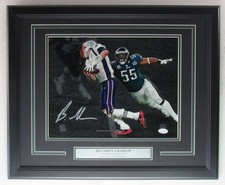 Brandon Graham Signed/Autographed 11x14 Photo Eagles Framed JSA 205591