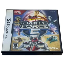 Hot Wheels Battle Force 5 Nintendo DS Case & Manual Only Activision 2009