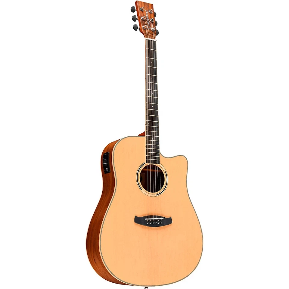 Tanglewood DBT D CE BW Dreadnought Acoustic-Electric Guitar Natural Refurbished - Image 3 of 4