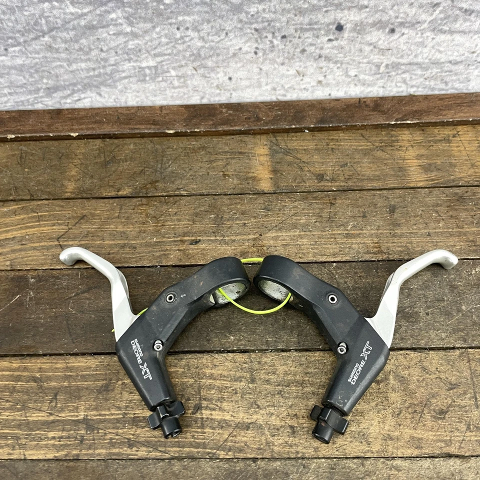 Vintage Shimano Deore XT BL-M739 Brake Levers Pair V-Brake Japan 1990s MTB - Image 2 of 4