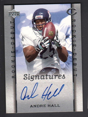 Andre Hall 2006 UD Rookie Debut Signatures Rookie Auto Card #256 | eBay