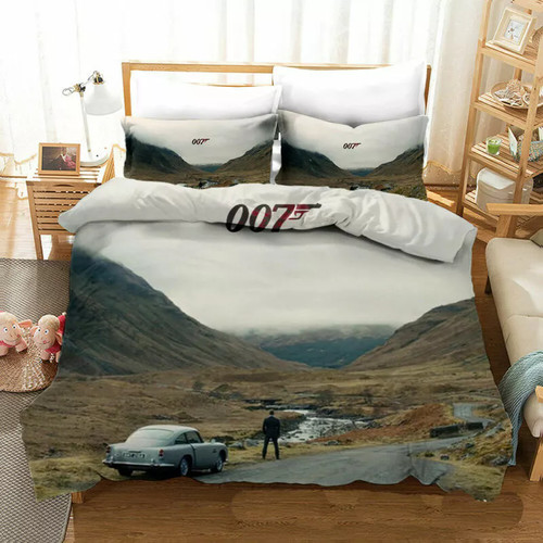 03 James Bond 007 Bettbezug Einheitsgröße Bettdecke Bettwäsche Dekor/Anpassen - Bild 1 von 5