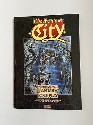Warhammer City Middenheim Fantasy Rollenspielbuch mit Karte Games Workshop 1987