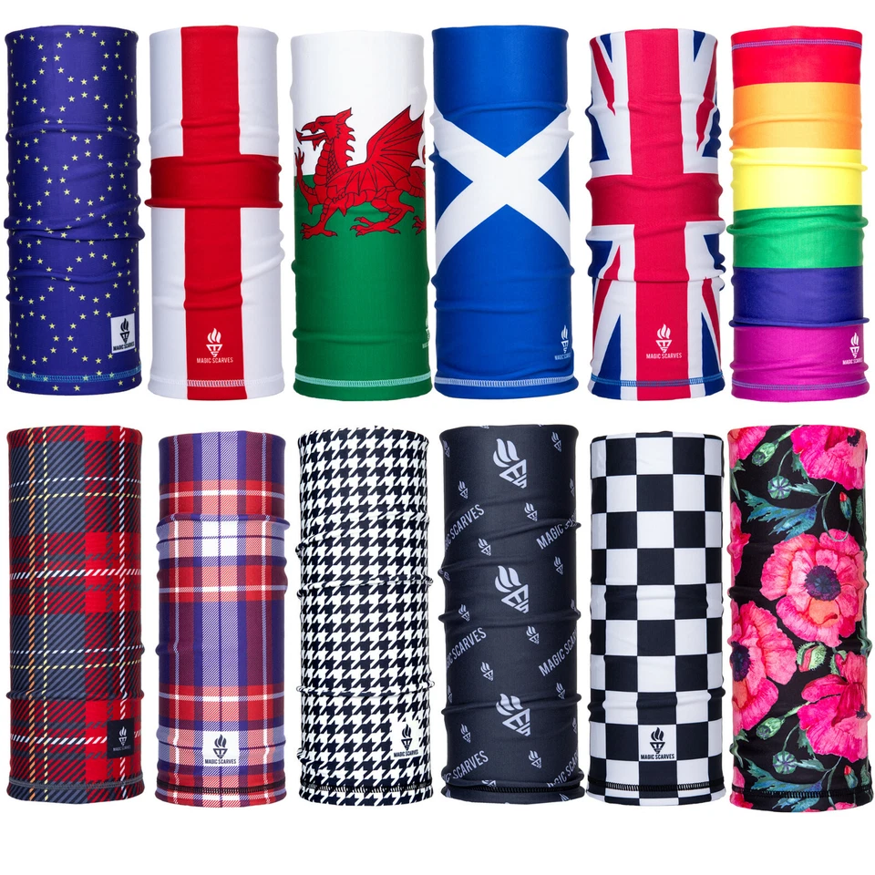 Windproof Biker Balaclava Neck Warmer Tube Scarf Snood Motorcycle Bandana - Image 2 of 4