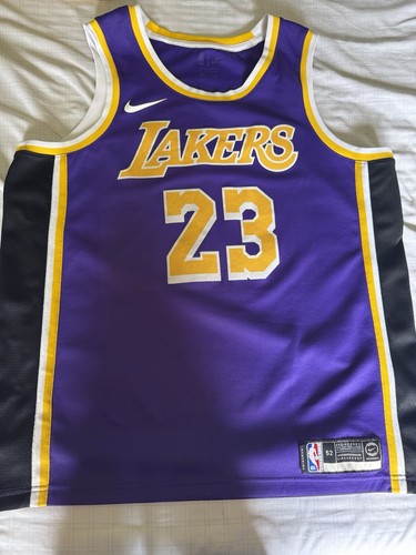 Lebron James Lakers Nike #23 Swingman Jersey Nba