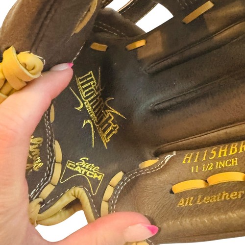 Guante de béisbol Rawlings H115HBR Sure Catch Youth 11 1/2 todo cuero derecho - Imagen 2 de 7
